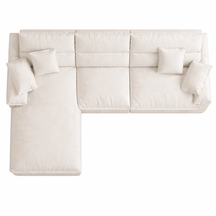 Deep Seat L-Shape Sofa