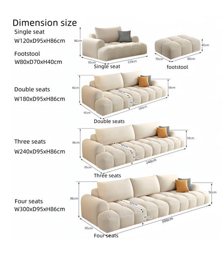 BUBLE SOFAS SET