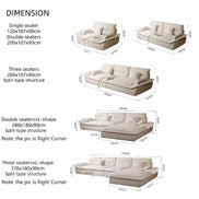 Deep Seat L-Shape Sofa