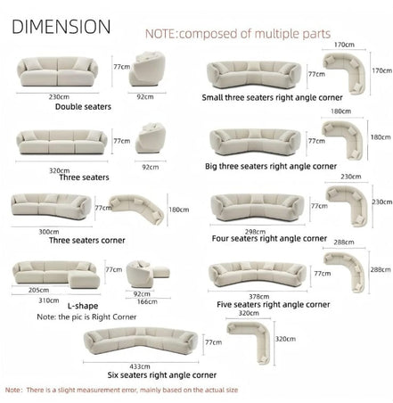 Elysian Royale Curved Sectional