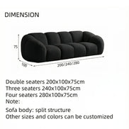 Noir Éclipse Signature Sofa