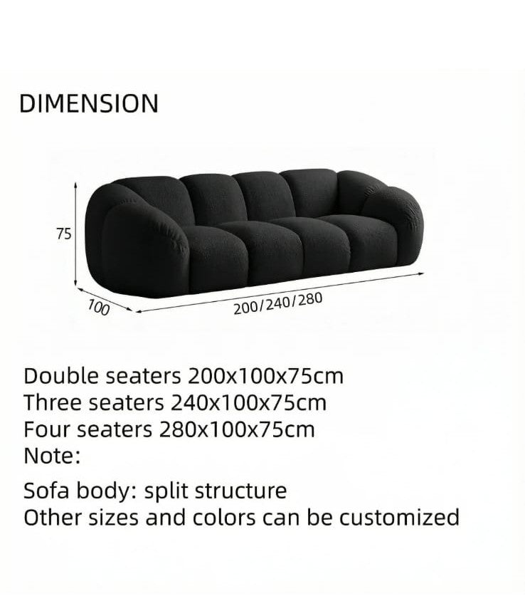 Noir Éclipse Signature Sofa