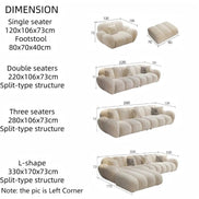 Aurevino Curve Modular Sectional