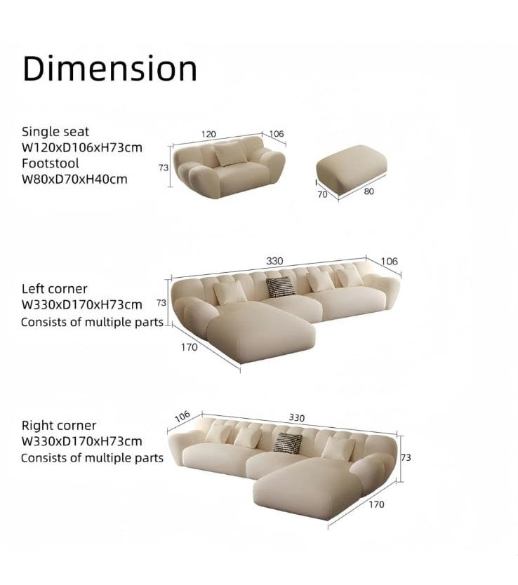Luvano Contour Modular Sectional